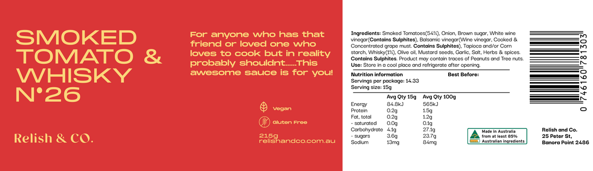 Smoked Tomato & Whiskey - No. 26